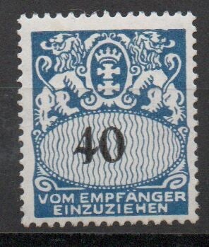 Danzig Porto Nr. 45 postfrisch/ **