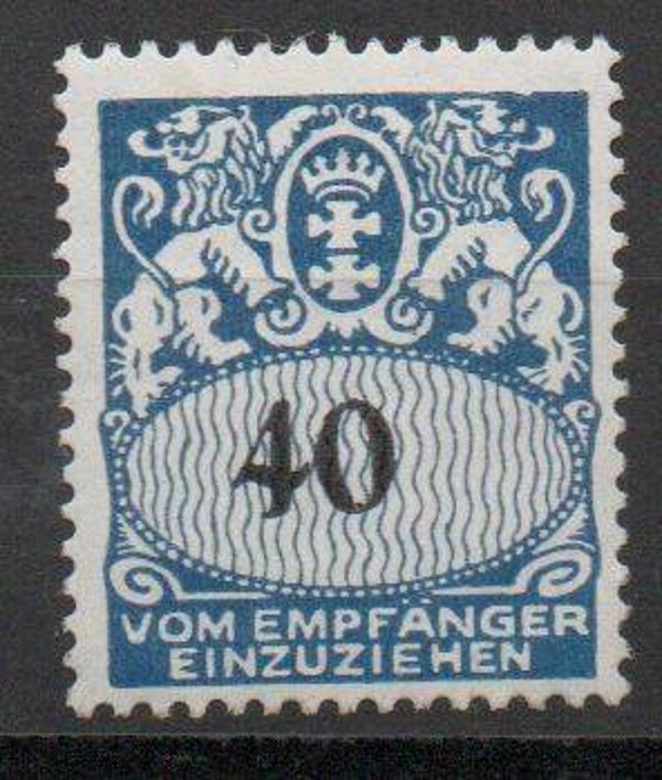 Danzig Porto Nr. 45 postfrisch/ **