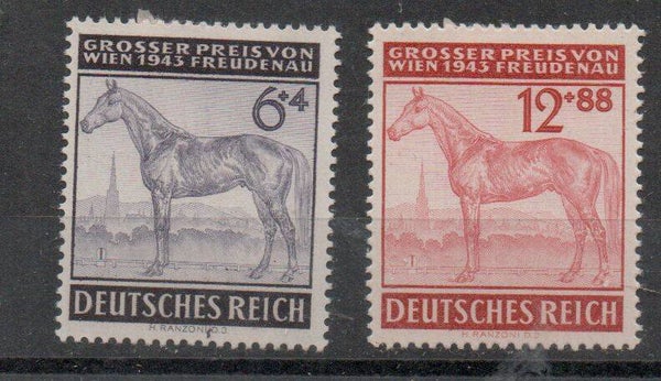 m76-Deutsches Reich Nr. 857-858 ungebraucht/ *