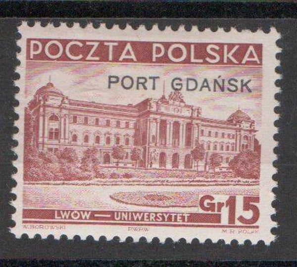 Port Gdansk Nr. 33 ungebraucht/ *