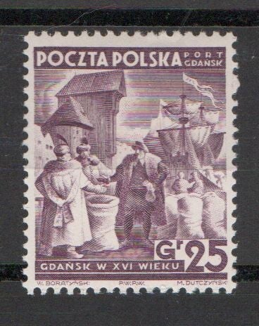 Port Gdansk Nr. 36 ungebraucht/ *