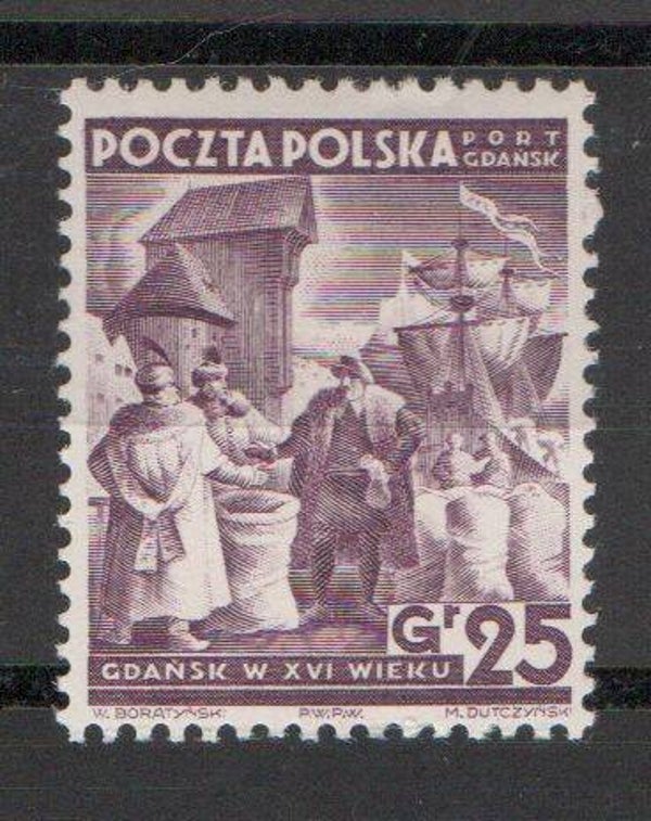Port Gdansk Nr. 36 ungebraucht/ *
