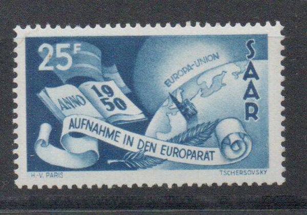 Alliierte Besatzung Saarland Nr. 297 postfrisch/ **