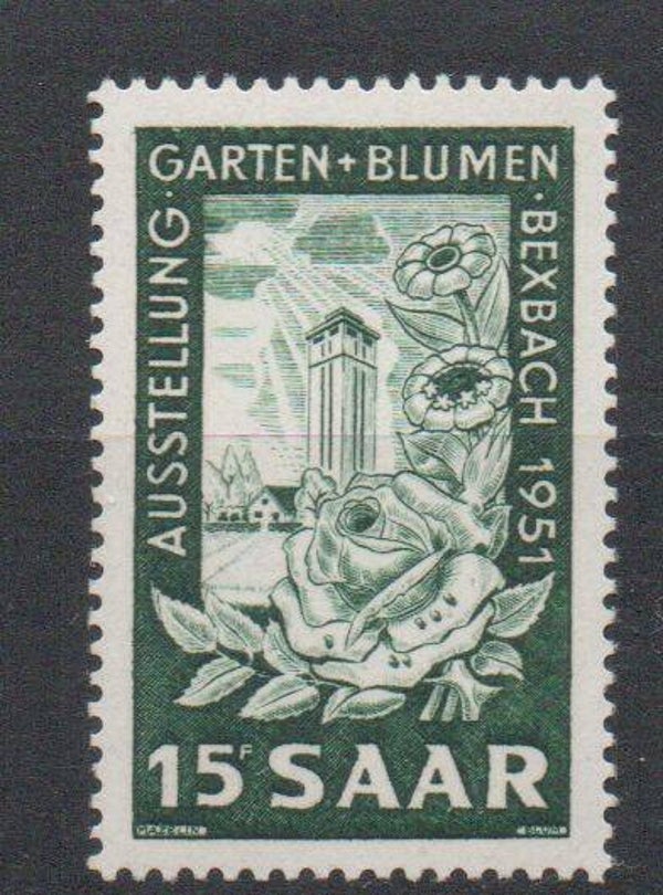 Alliierte Besatzung Saarland Nr. 307 postfrisch/ **