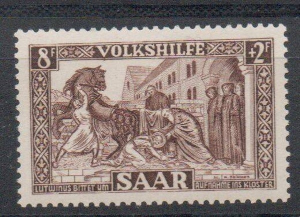 Alliierte Besatzung Saarland Nr. 299 postfrisch/ **