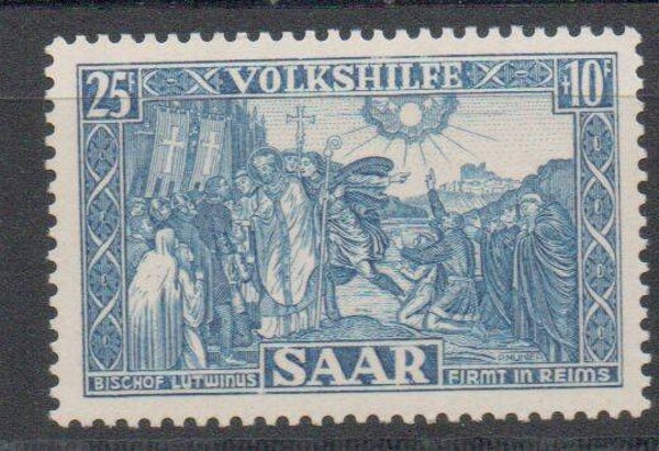 Alliierte Besatzung Saarland Nr. 302 postfrisch/ **