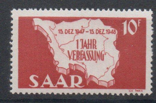 Alliierte Besatzung Saarland Nr. 260 I postfrisch/ **