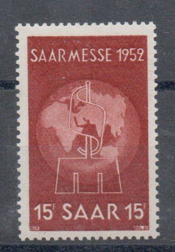 Alliierte Besatzung Saarland Nr. 317 postfrisch/ **