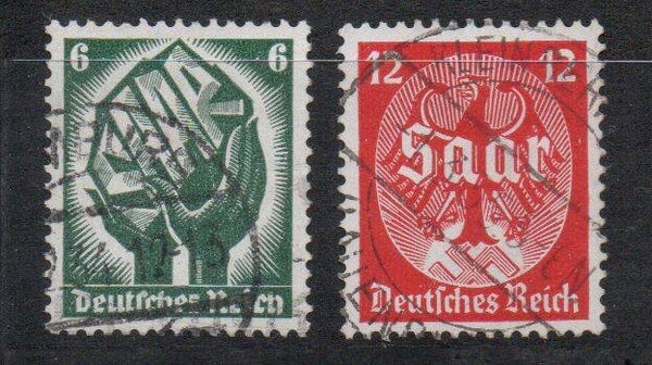 Deutsches Reich Nr. 544-545 gestempelt/ o