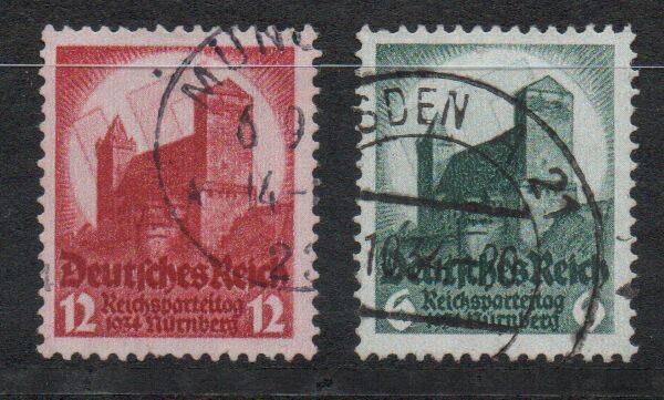 Deutsches Reich Nr. 546-547 gestempelt/ o