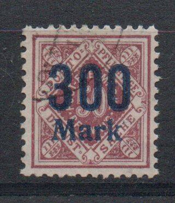 Württemberg Dienst Nr. 169 gestempelt/ o