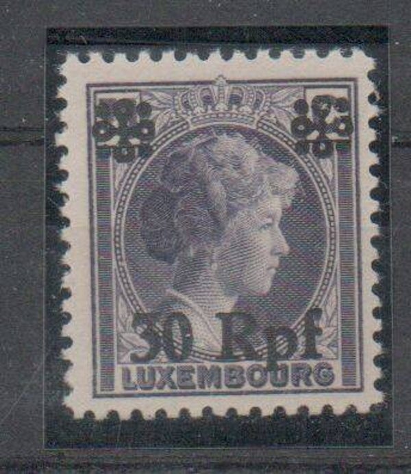 Deutsche Besetzung Luxemburg Nr. 27 II postfrisch/ **