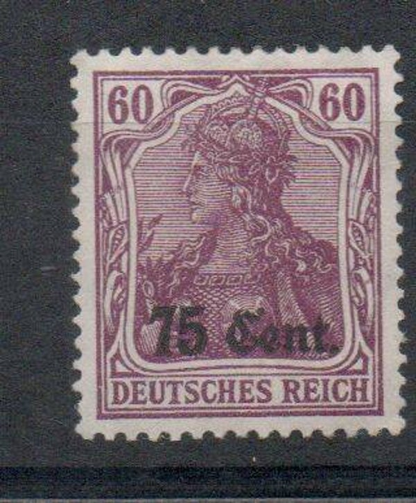 Deutsche Besetzung Etappe West Nr. 9b postfrisch/ **