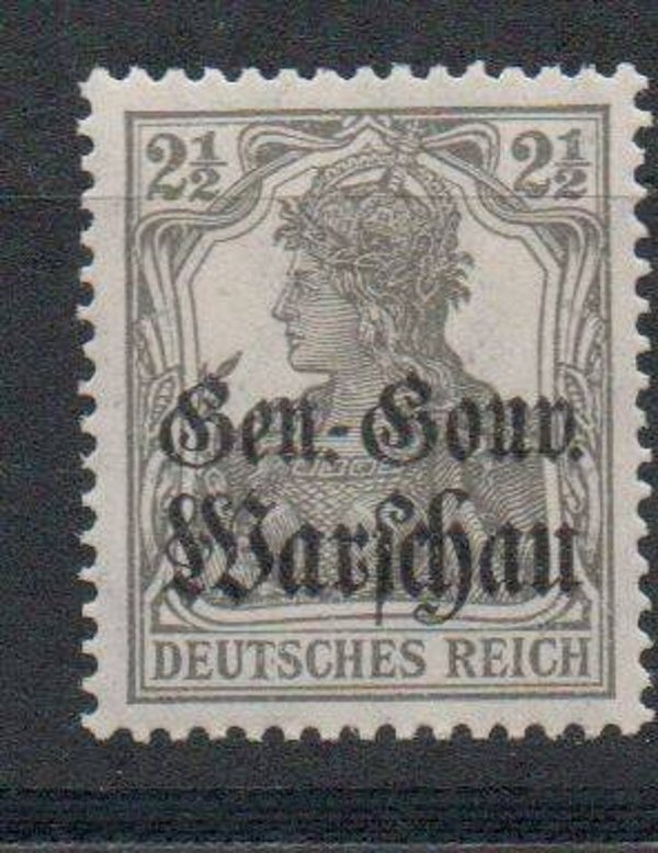 Deutsche Besetzung Polen Nr. 6a postfrisch/ **