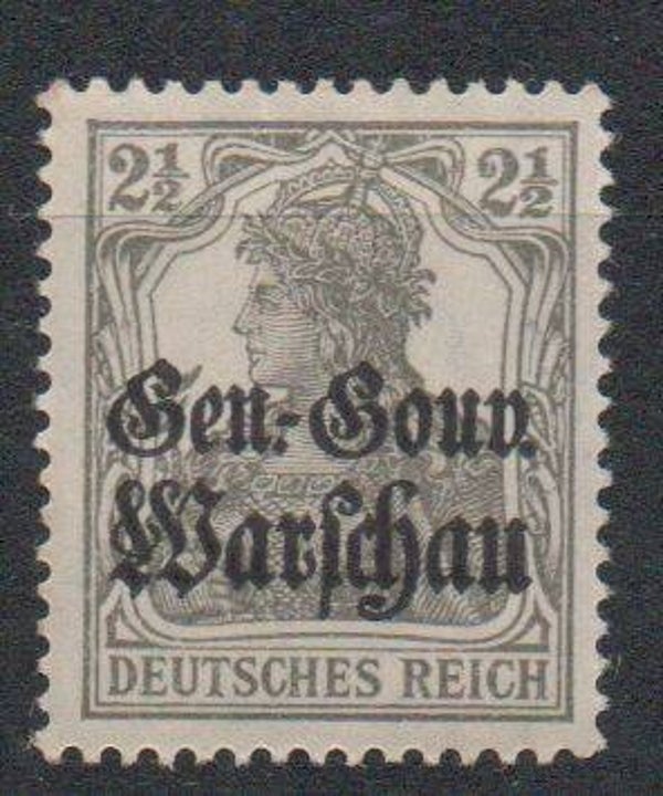 Deutsche Besetzung Polen Nr. 6b postfrisch/ **