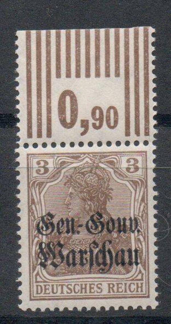 Deutsche Besetzung Polen Nr. 7a postfrisch/ **