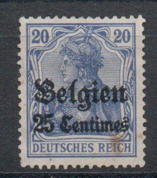 Deutsche Besetzung Belgien Nr. 4Ia ungebraucht/ (*)