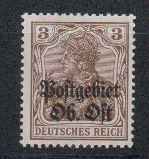 Deutsche Besetzung Ober Ost Nr. 2a postfrisch/ **