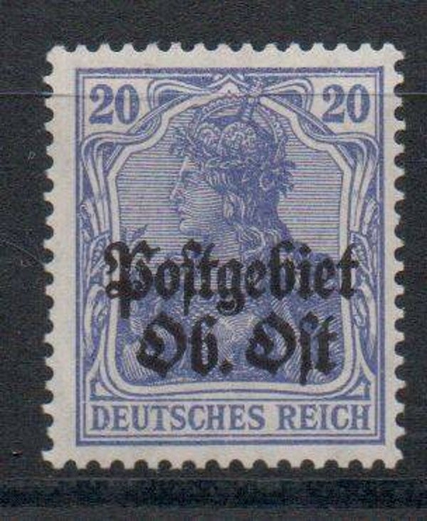 Deutsche Besetzung Ober Ost Nr. 8a ungebraucht/ *