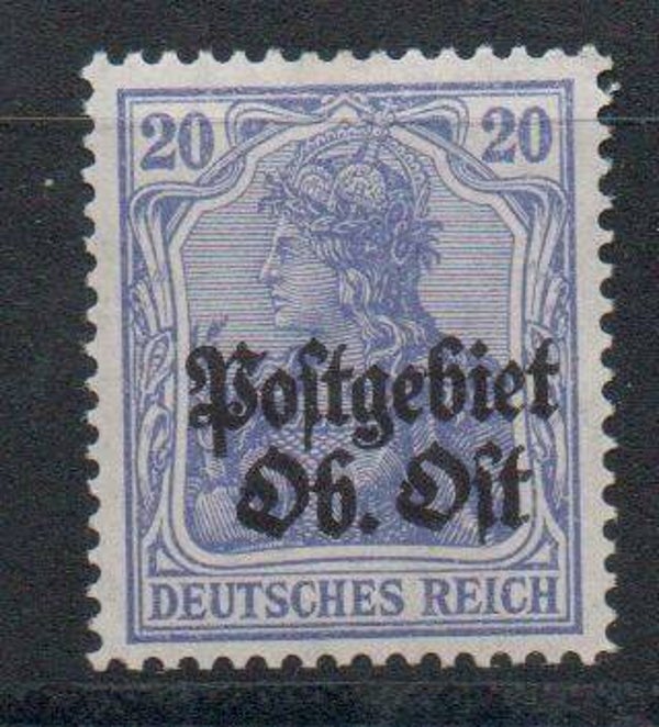 Deutsche Besetzung Ober Ost Nr. 8b postfrisch/ **