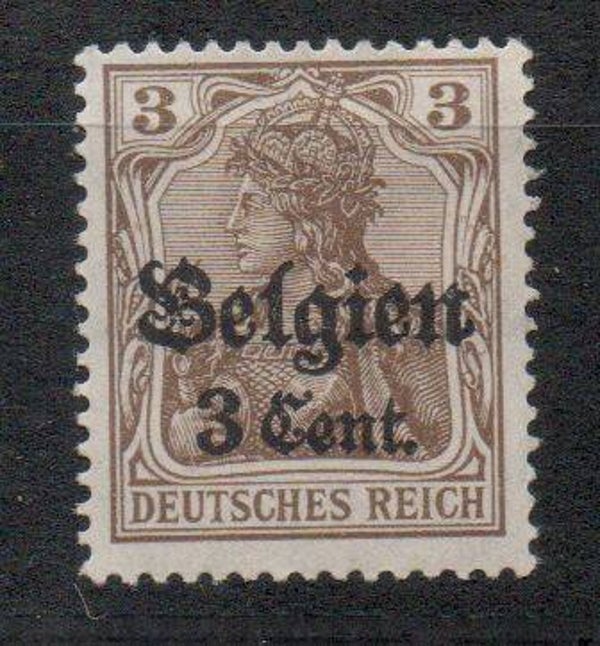 Deutsche Besetzung Belgien Nr. 11b postfrisch/ **