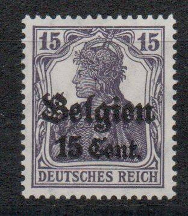 Deutsche Besetzung Belgien Nr. 16a postfrisch/ **