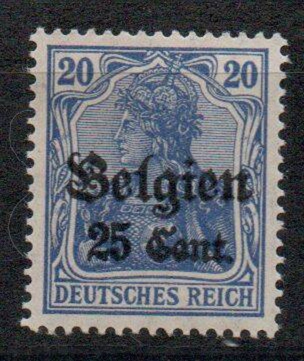 Deutsche Besetzung Belgien Nr. 18a postfrisch/ **