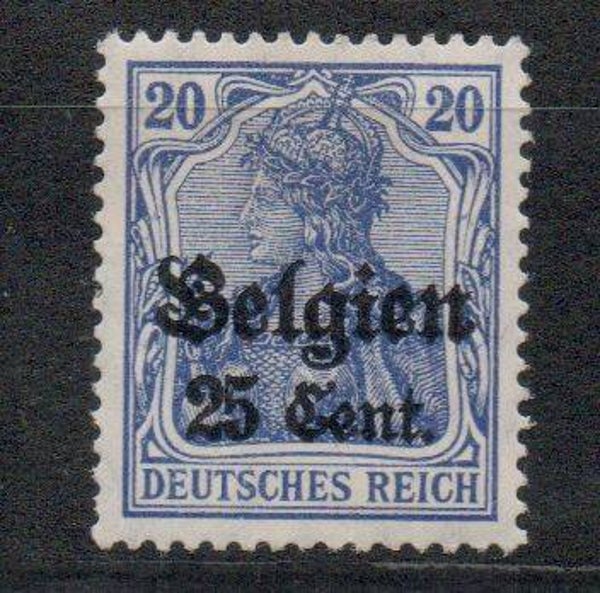 Deutsche Besetzung Belgien Nr. 18b postfrisch/ **