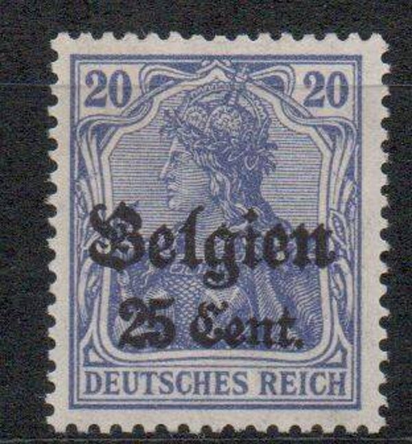Deutsche Besetzung Belgien Nr. 18c postfrisch/ **