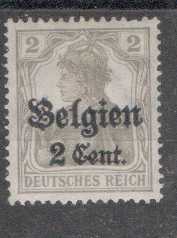 Deutsche Besetzung Belgien Nr. 10 ungebraucht/ *
