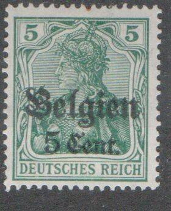 Deutsche Besetzung Belgien Nr. 12Ib ungebraucht/ *