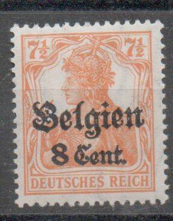 Deutsche Besetzung Belgien Nr. 13aI postfrisch/ **