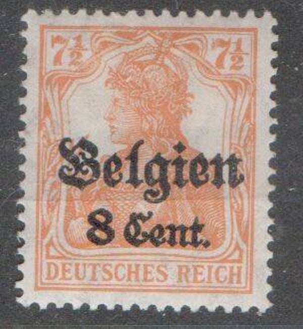 Deutsche Besetzung Belgien Nr. 13aI ungebraucht/ *