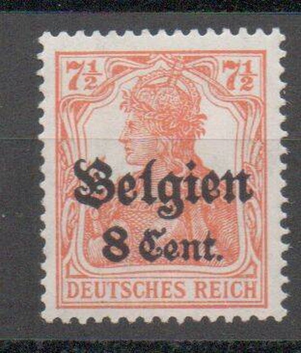 Deutsche Besetzung Belgien Nr. 13bI postfrisch/ **