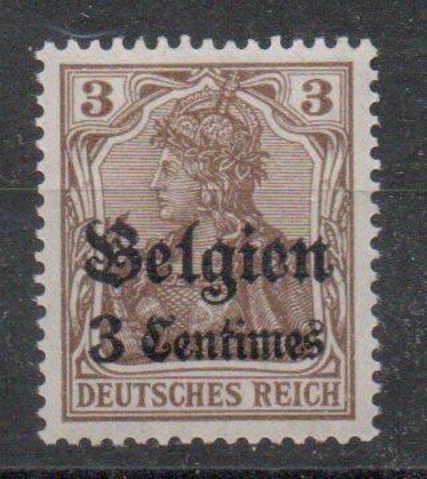 Deutsche Besetzung Belgien Nr. 1 postfrisch/ **