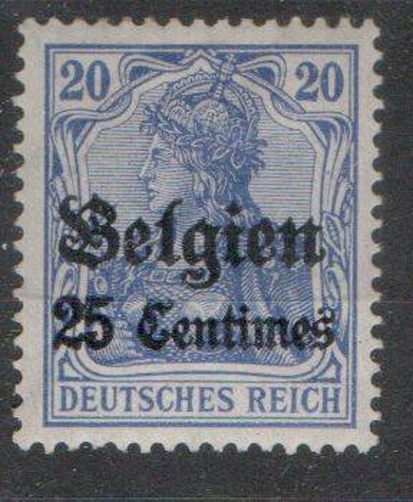 Deutsche Besetzung Belgien Nr. 4Ia ungebraucht/ *