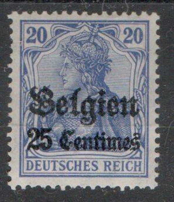 Deutsche Besetzung Belgien Nr. 4Ia ungebraucht/ *