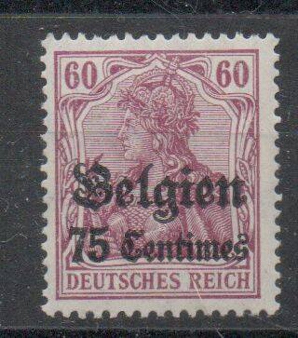 Deutsche Besetzung Belgien Nr. 6 postfrisch/ **