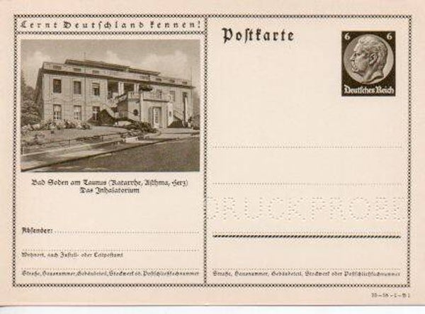 Deutsches Reich Bildpostkarte P236/ 35-58-1-B1 Druckprobe *
