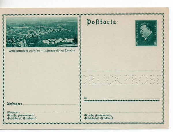 Deutsches Reich Bildpostkarte P192/ 012 Druckprobe *