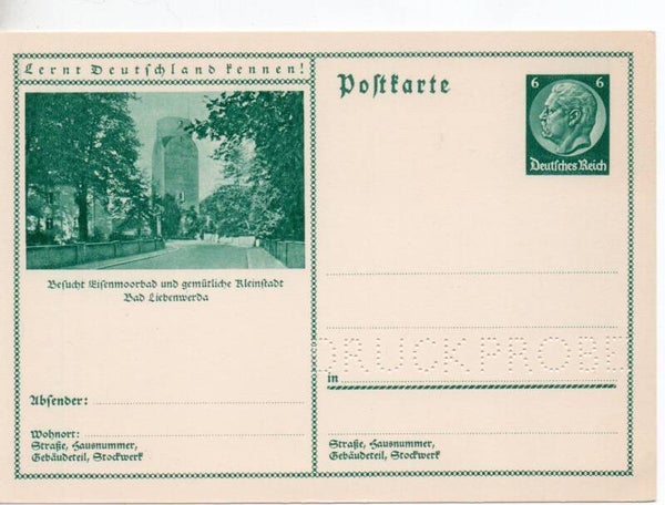 Deutsches Reich Bildpostkarte P232/ 075 Druckprobe *