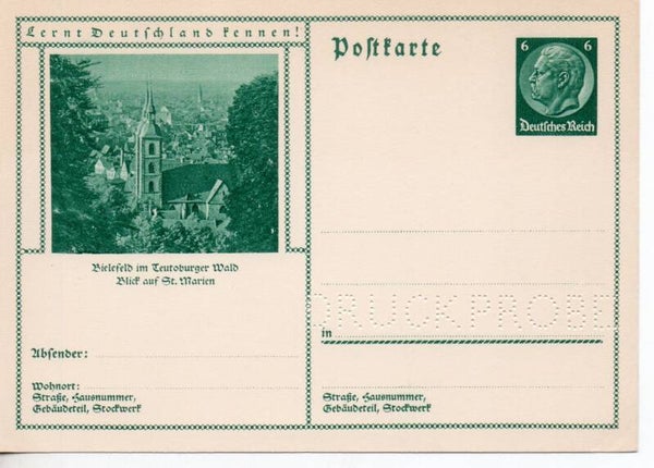 Deutsches Reich Bildpostkarte P232/ 010 Druckprobe *