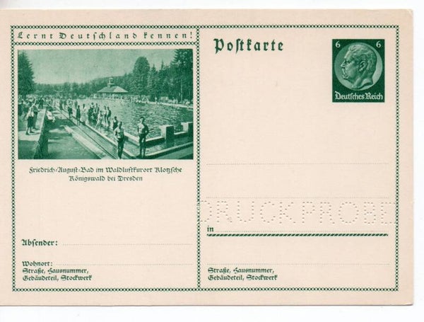 Deutsches Reich Bildpostkarte P232/ 062 Druckprobe *