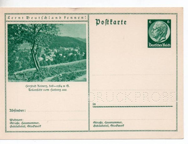 Deutsches Reich Bildpostkarte P232/ 098 Druckprobe *