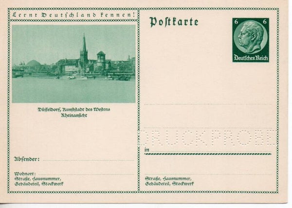 Deutsches Reich Bildpostkarte P232/ 030 Druckprobe *