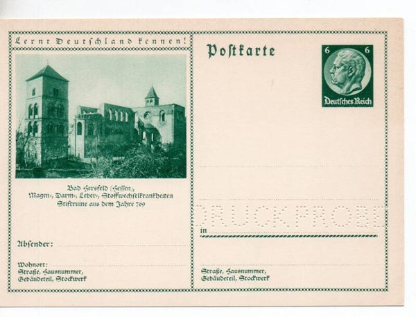 Deutsches Reich Bildpostkarte P232/ 052 Druckprobe *