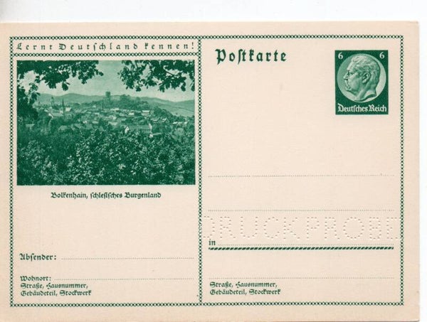 Deutsches Reich Bildpostkarte P232/ 013 Druckprobe *