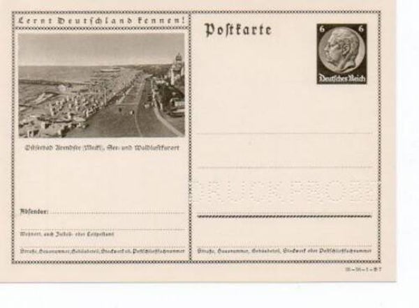 p23-Deutsches Reich Bildpostkarte P236/ 35-56-1-B7 Druckprobe *