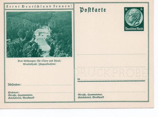 Deutsches Reich Bildpostkarte P232/ 0140 Druckprobe *