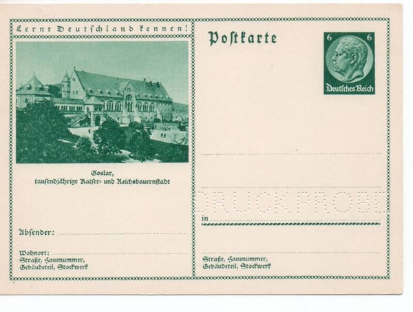 Deutsches Reich Bildpostkarte P232/ 042 Druckprobe *